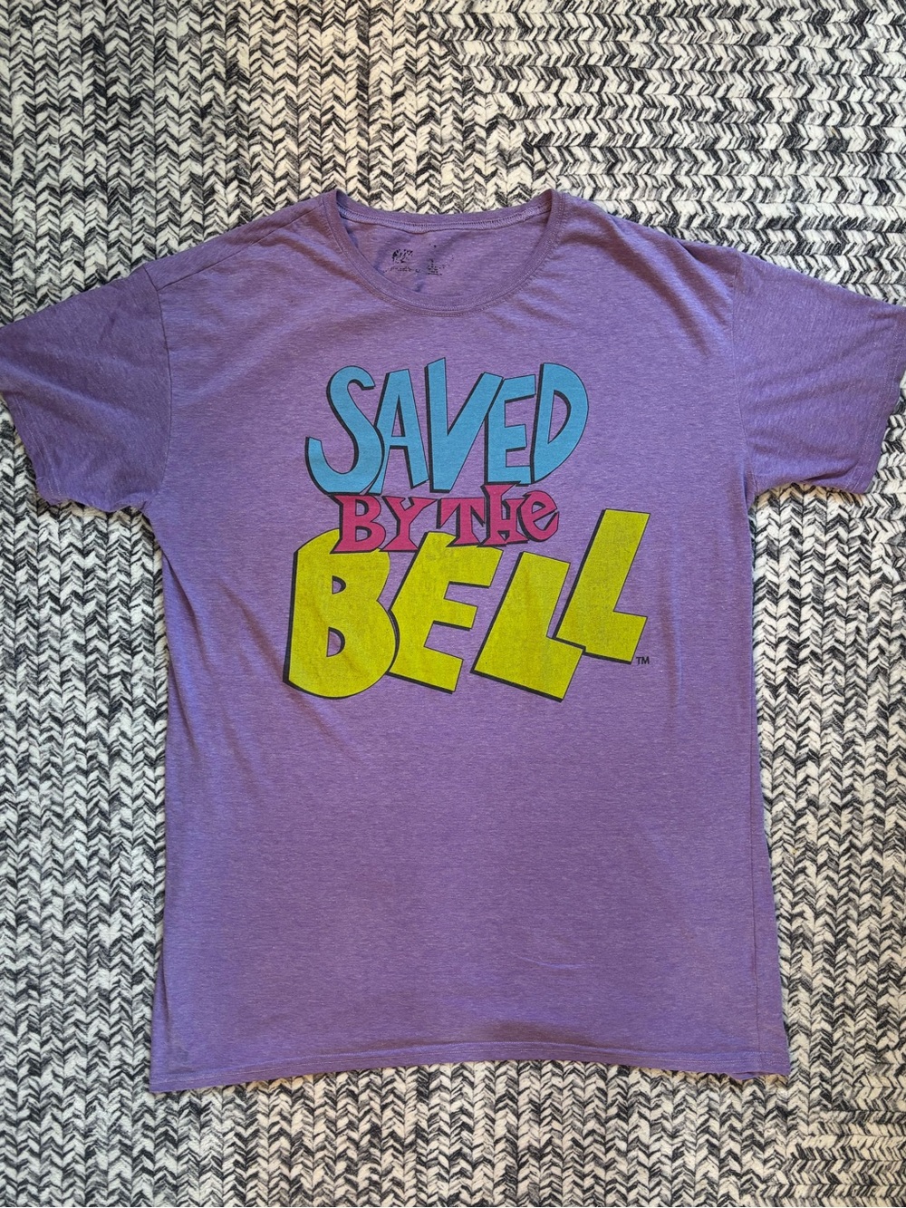 Saved By The Bell Vintage 90’s Purple Graphic Tee XL